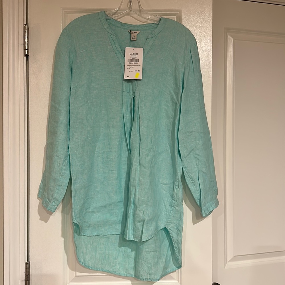 L.L. Bean Aqua Tunic